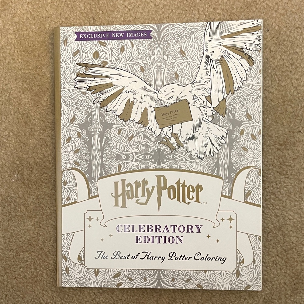 Harry Potter Celebratory Edition Coloring Book - new - 2016